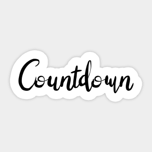 Countdown Sticker